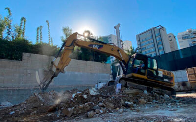 Demolición de edificios en Guadalajara