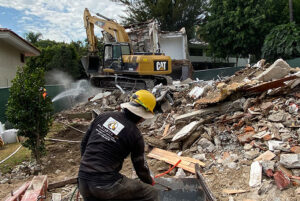 manejo de residuos de la demolición