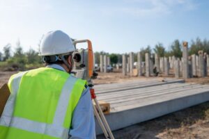 topografía en la inspección de estructuras de edificios