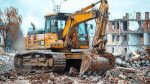 Empresa de demoliciones en San Pedro Tlaquepaque realizando trabajos