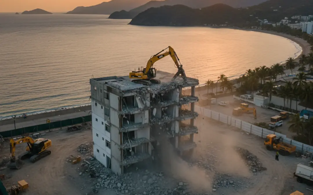 Desmontajes Puerto Vallarta: Reduzca 40% el Tiempo de Preparación de Terrenos