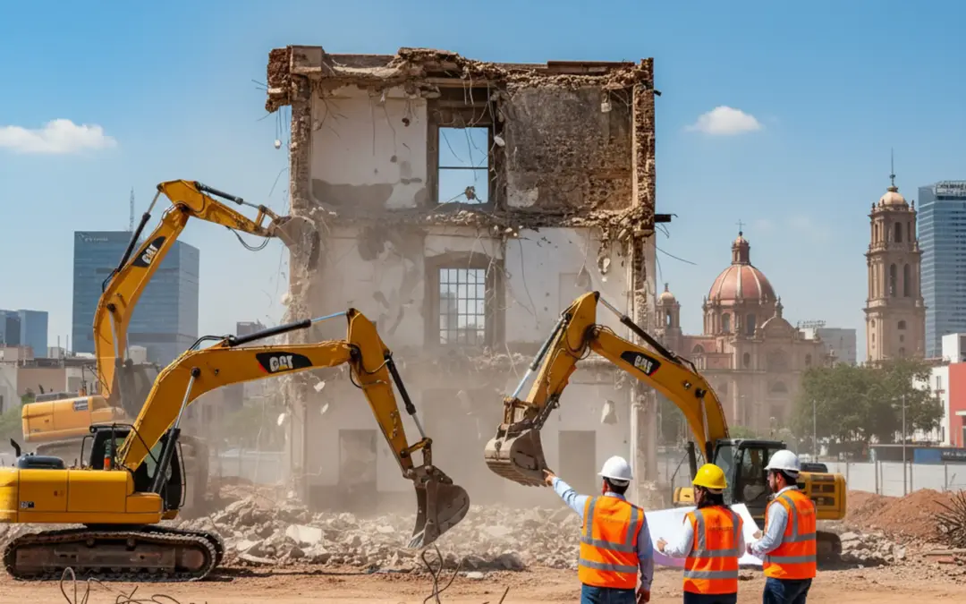 Construcción Guadalajara Jal.: Demoliciones que Reducen Riesgos y Plazos