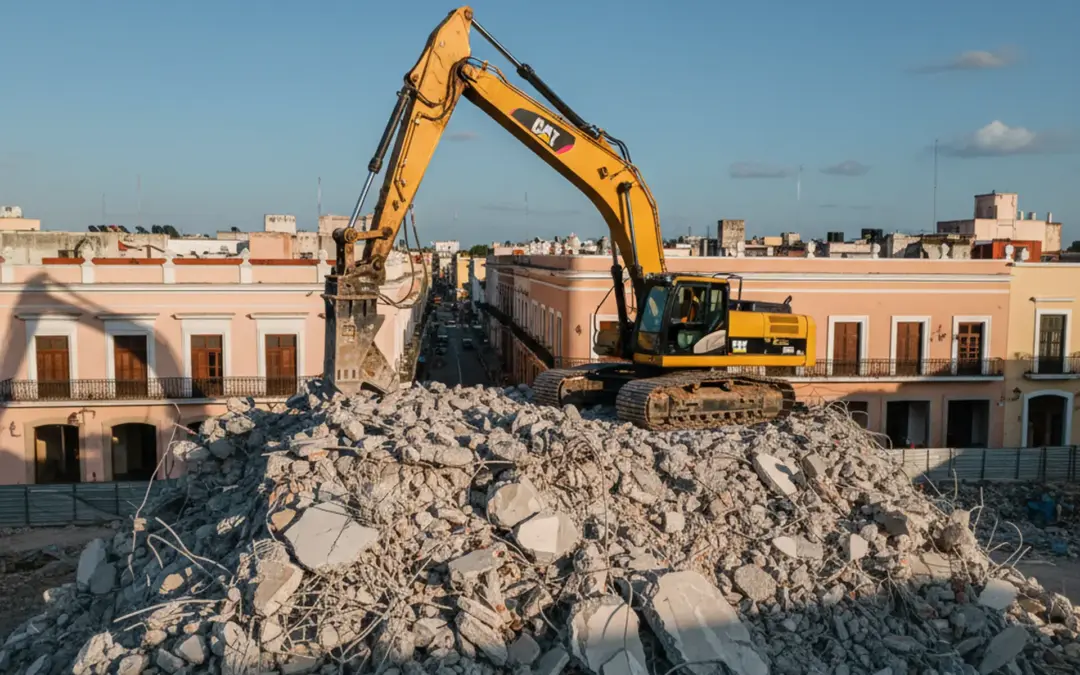 Derrumbamiento y derribos Mérida: Ejecución Quirúrgica sin Retrasos