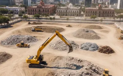 Limpieza en terrenos Monterrey (centro) que Acelera su Proyecto